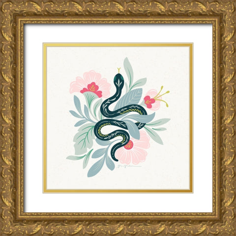 Lush Life III Gold Ornate Wood Framed Art Print with Double Matting by Graham, Gia