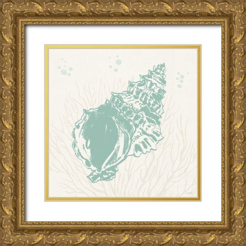 Seaside Style XI Gold Ornate Wood Framed Art Print with Double Matting by Tavoletti, Anne