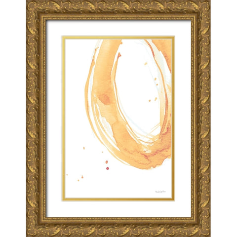 Bold Neon II Gold Ornate Wood Framed Art Print with Double Matting by Charro, Mercedes Lopez
