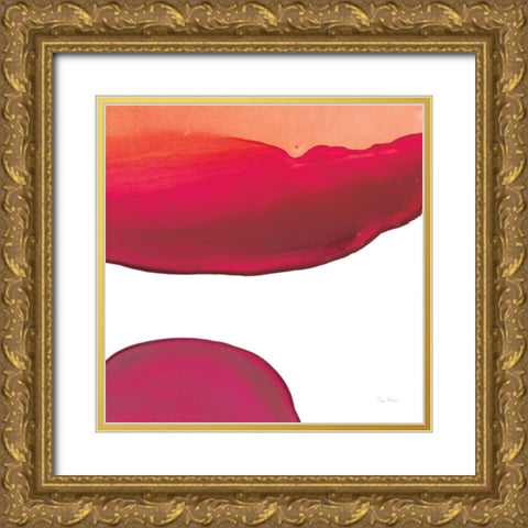 Bright Swishes III Gold Ornate Wood Framed Art Print with Double Matting by Rhue, Piper