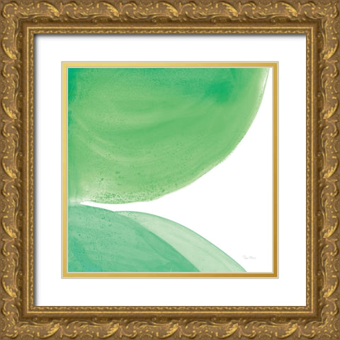 Bright Pools II Gold Ornate Wood Framed Art Print with Double Matting by Rhue, Piper