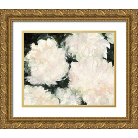 Blushing Summer I on Black Gold Ornate Wood Framed Art Print with Double Matting by Purinton, Julia