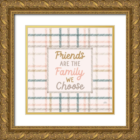 Festive Friendsgiving V Gold Ornate Wood Framed Art Print with Double Matting by Marshall, Laura