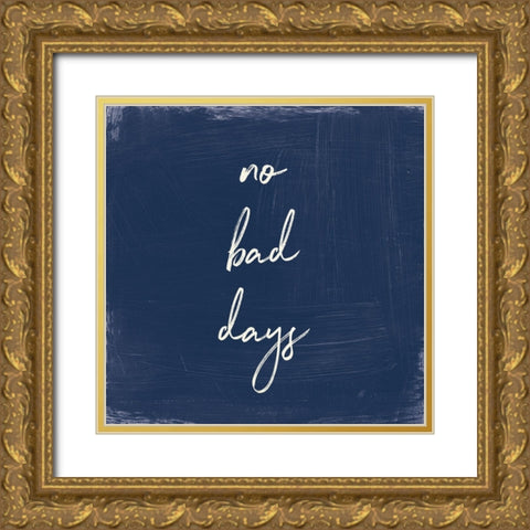 My Home Inspiration II Indigo Gold Ornate Wood Framed Art Print with Double Matting by Portfolio, Wild Apple