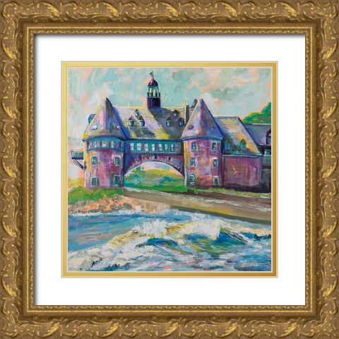Coastal Towers Gold Ornate Wood Framed Art Print with Double Matting by Vertentes, Jeanette