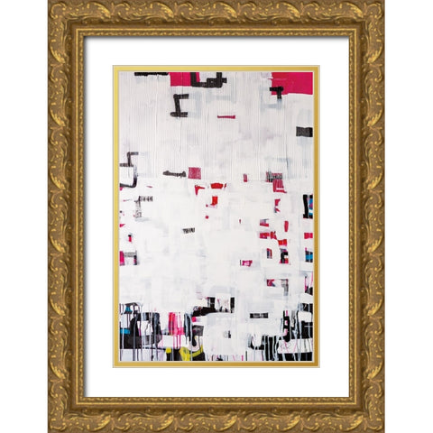 Bits and Bytes Gold Ornate Wood Framed Art Print with Double Matting by Youngstrom, Kent