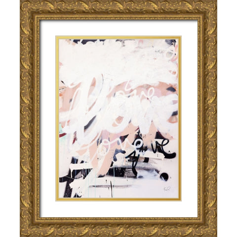 Love on Steroids Gold Ornate Wood Framed Art Print with Double Matting by Youngstrom, Kent