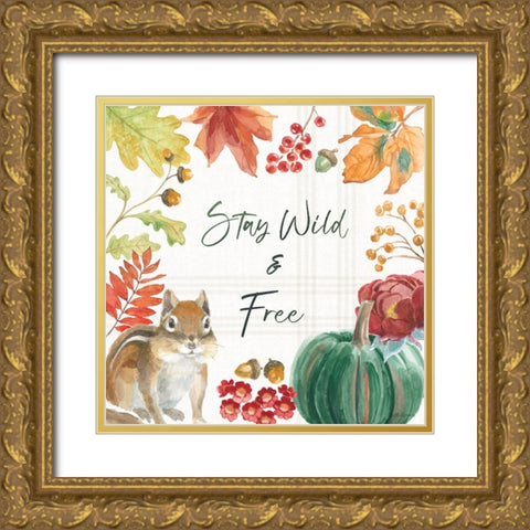 Wooded Harvest VI Gold Ornate Wood Framed Art Print with Double Matting by Grove, Beth