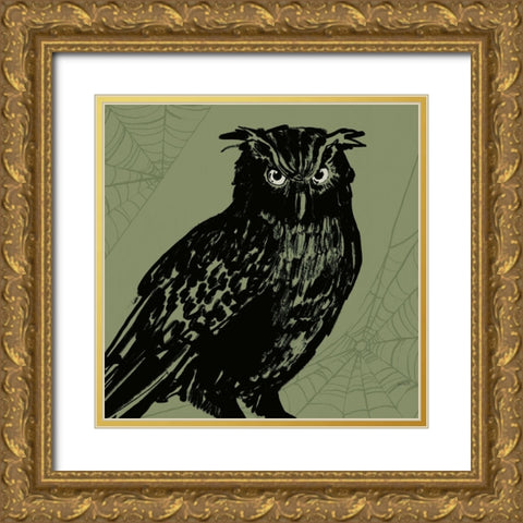 Haunted X Gold Ornate Wood Framed Art Print with Double Matting by Tavoletti, Anne