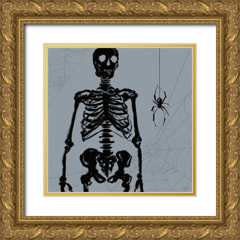 Haunted XI Gold Ornate Wood Framed Art Print with Double Matting by Tavoletti, Anne