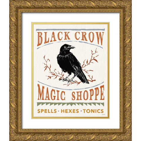 Haunted III Color Gold Ornate Wood Framed Art Print with Double Matting by Tavoletti, Anne