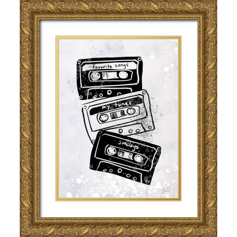 Turn it Up XI Gold Ornate Wood Framed Art Print with Double Matting by Youngstrom, Kent