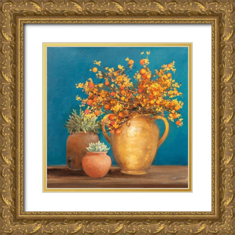 Richness of Life I Gold Ornate Wood Framed Art Print with Double Matting by Purinton, Julia