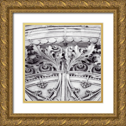 Architectural Design II Gold Ornate Wood Framed Art Print with Double Matting by Van Swearingen, Debra