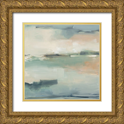 Calm Waters Gold Ornate Wood Framed Art Print with Double Matting by Purinton, Julia