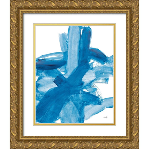 Expressive I Gold Ornate Wood Framed Art Print with Double Matting by Purinton, Julia