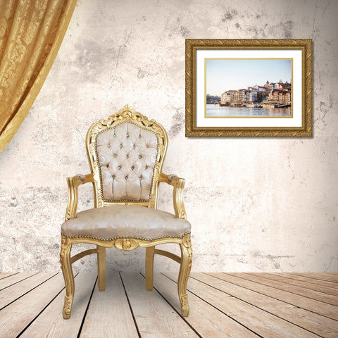 Porto I Gold Ornate Wood Framed Art Print with Double Matting by Marshall, Laura