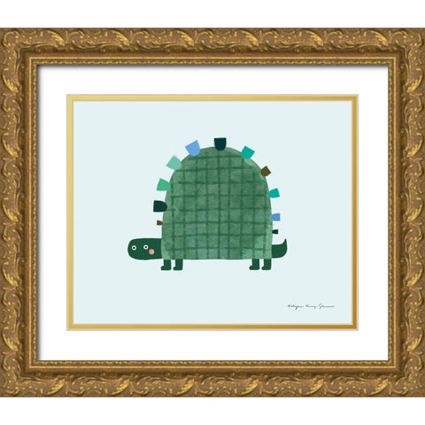 Turtle Gold Ornate Wood Framed Art Print with Double Matting by Kucwaj-Tybur, Kasia