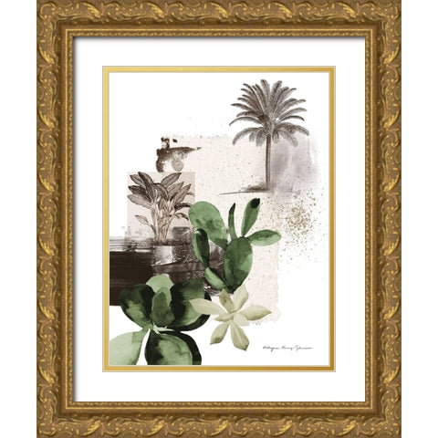 Botanicum Gold Ornate Wood Framed Art Print with Double Matting by Kucwaj-Tybur, Kasia