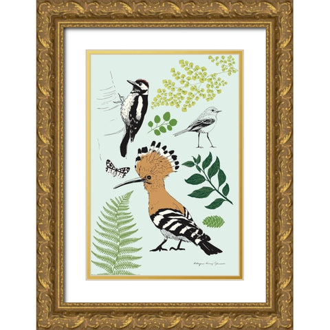 Nature Chart II Gold Ornate Wood Framed Art Print with Double Matting by Kucwaj-Tybur, Kasia