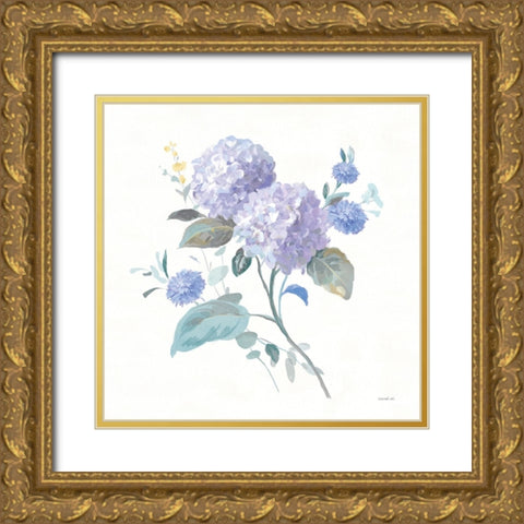 Spring Morning I Gold Ornate Wood Framed Art Print with Double Matting by Nai, Danhui