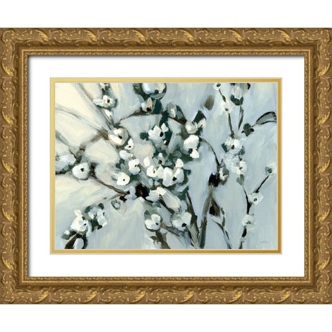 Wild Floral Branches Gold Ornate Wood Framed Art Print with Double Matting by Pete, Katrina