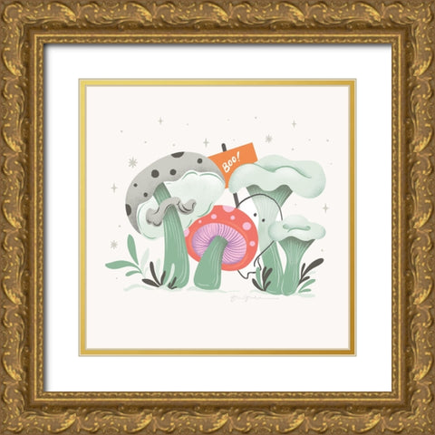 Dark Side IV Gold Ornate Wood Framed Art Print with Double Matting by Graham, Gia