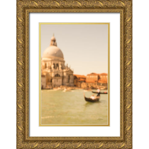 Essence of Venice I Gold Ornate Wood Framed Art Print with Double Matting by Aledanda