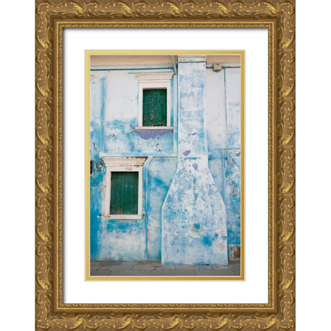 Venice Architecture II Gold Ornate Wood Framed Art Print with Double Matting by Aledanda