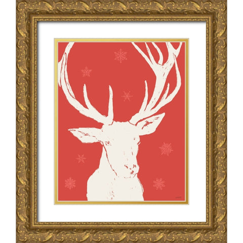 Seasonal Shades IV Gold Ornate Wood Framed Art Print with Double Matting by Tavoletti, Anne