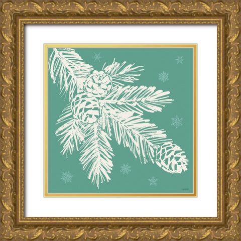 Seasonal Shades VI Gold Ornate Wood Framed Art Print with Double Matting by Tavoletti, Anne