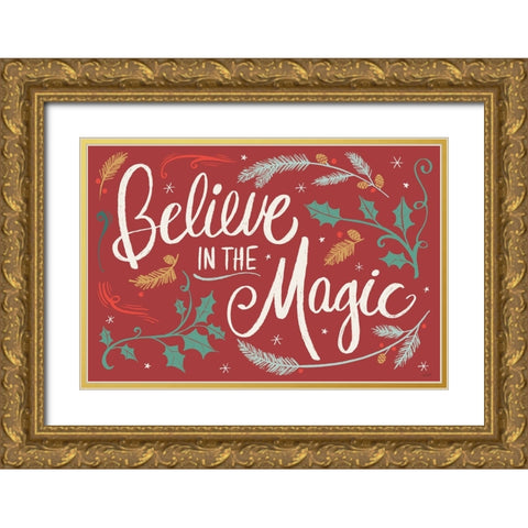 Seasonal Shades I Color Gold Ornate Wood Framed Art Print with Double Matting by Tavoletti, Anne