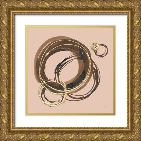 Walnut I Gold Ornate Wood Framed Art Print with Double Matting by Paschke, Chris