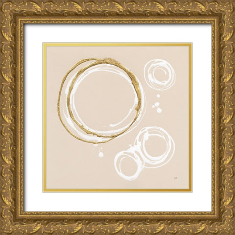 Evolution I Gold Ornate Wood Framed Art Print with Double Matting by Paschke, Chris