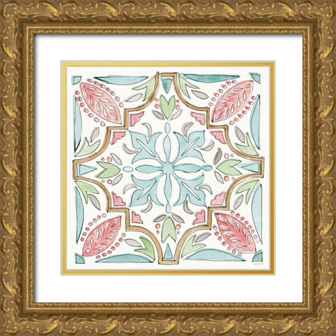 Vintage Travel X Gold Ornate Wood Framed Art Print with Double Matting by Tavoletti, Anne