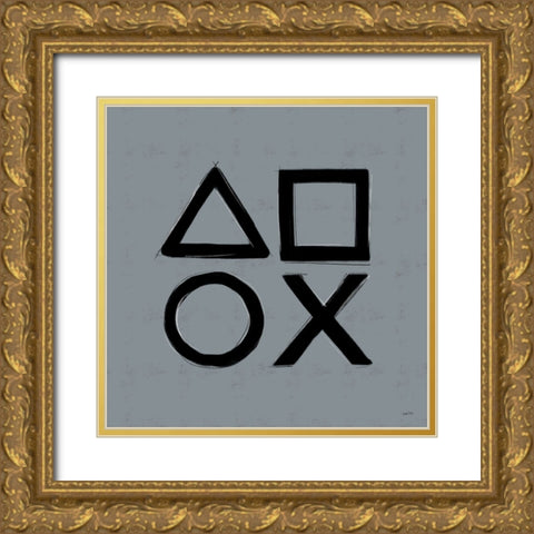 Gaming IV Gold Ornate Wood Framed Art Print with Double Matting by York, Leah