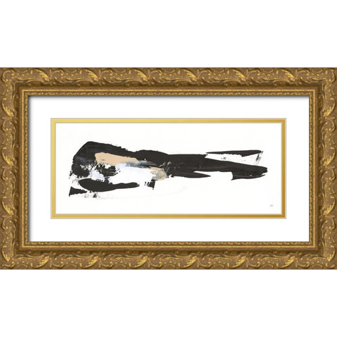 Scraping By IV Gold Ornate Wood Framed Art Print with Double Matting by Paschke, Chris