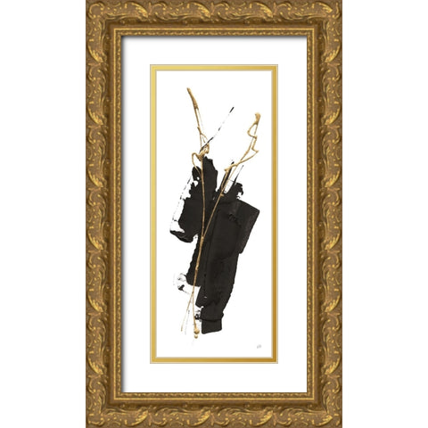 Instinct I Gold Ornate Wood Framed Art Print with Double Matting by Paschke, Chris