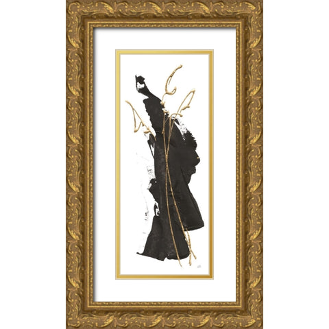 Instinct II Gold Ornate Wood Framed Art Print with Double Matting by Paschke, Chris