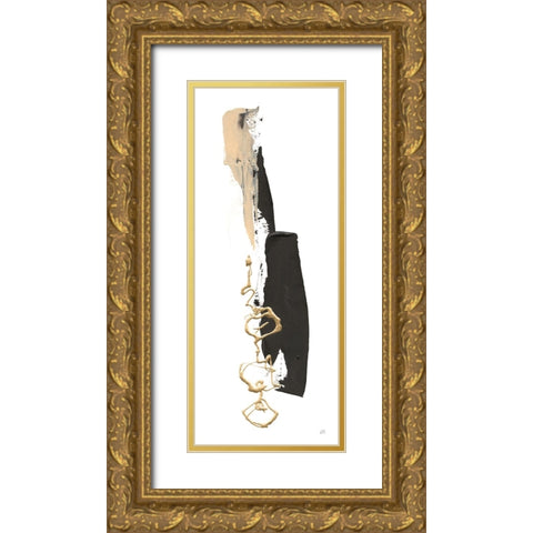 Instinct V Gold Ornate Wood Framed Art Print with Double Matting by Paschke, Chris