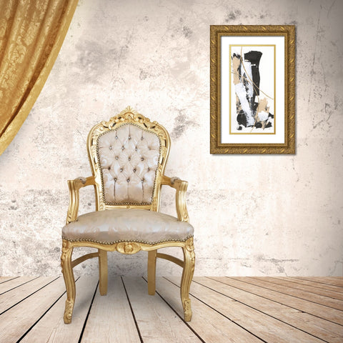 Composite III Gold Ornate Wood Framed Art Print with Double Matting by Paschke, Chris