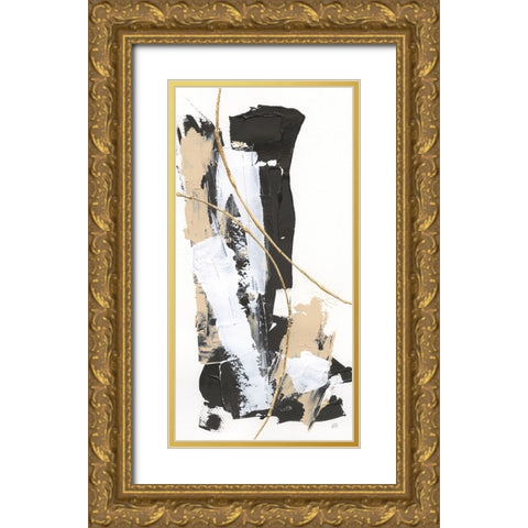 Composite III Gold Ornate Wood Framed Art Print with Double Matting by Paschke, Chris