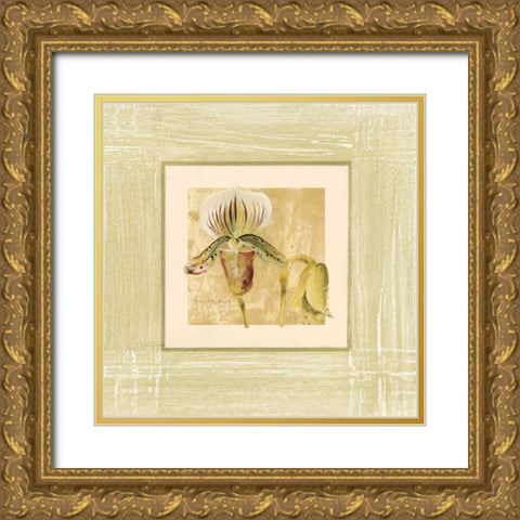 Exotic Floral II Gold Ornate Wood Framed Art Print with Double Matting by Blum, Cheri