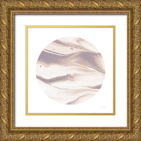 Dark Matter II Blush Gold Ornate Wood Framed Art Print with Double Matting by Rhue, Piper