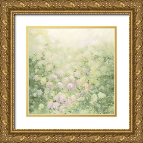 Dreamy Neutral Gold Ornate Wood Framed Art Print with Double Matting by Purinton, Julia
