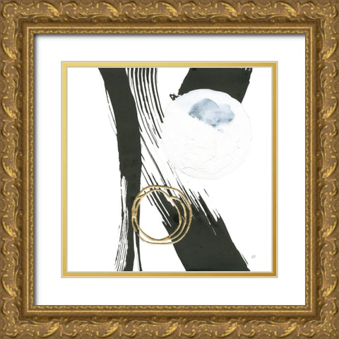 Many Moons II Gold Ornate Wood Framed Art Print with Double Matting by Paschke, Chris