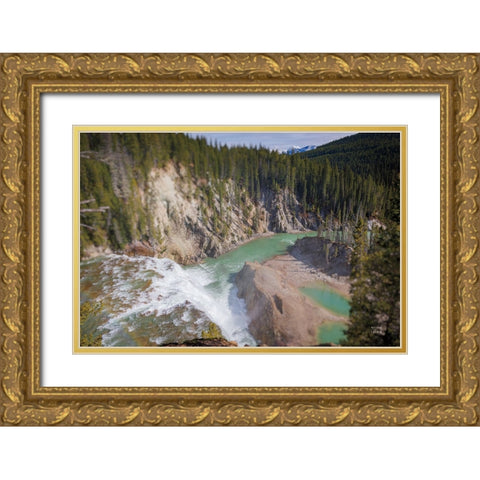 Approaching Gold Ornate Wood Framed Art Print with Double Matting by Larson, Nathan