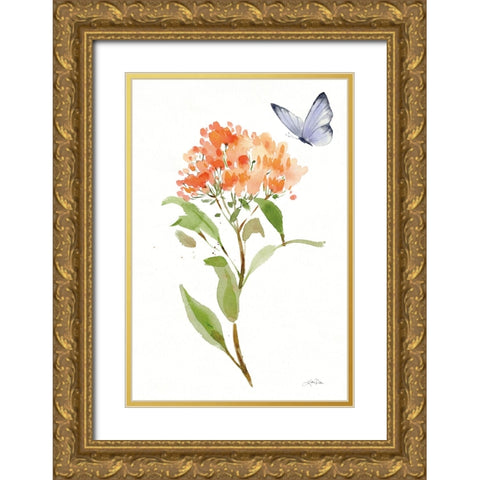 Wild for Wildflowers II Gold Ornate Wood Framed Art Print with Double Matting by Pete, Katrina