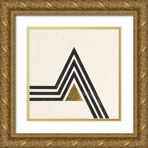 Path IV Gold Ornate Wood Framed Art Print with Double Matting by Hershey, Moira