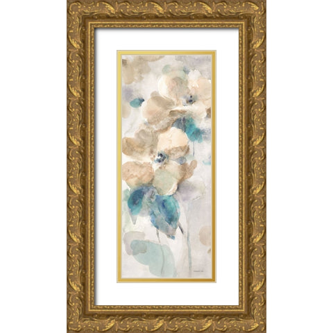 Sensation IV Gold Ornate Wood Framed Art Print with Double Matting by Nai, Danhui